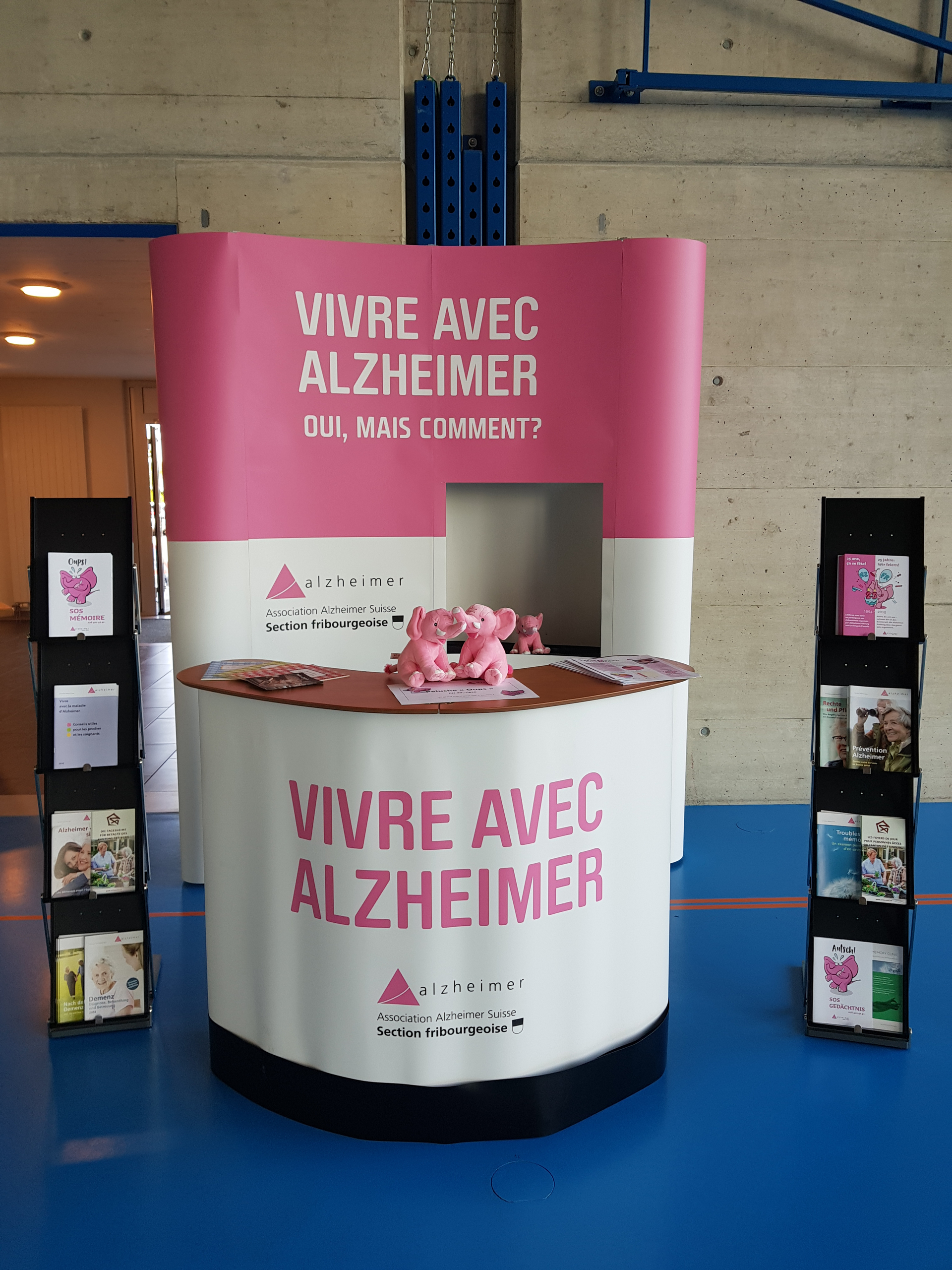 Stand d'information d'Alzheimer Fribourg